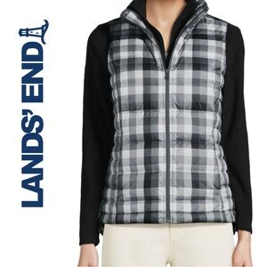 LAND’S END Women’s Outerwear Down Puffer Vest